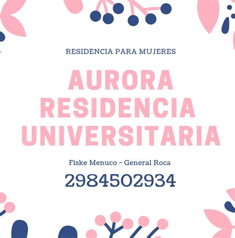 chicas en general roca|Aurora Residencia Universitaria .